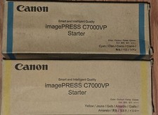 2 Canon IPQ-2, 0441B001AA, 0443B001AA Developer/Starter C/Y ImagePress C7000VP picture