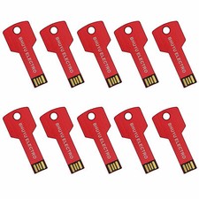 Lot 50PC 1/2/4/8/16GB Key Shaped USB Flash Drive Memory Stick U Disk Custom Logo picture