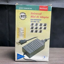 BTI BATTERY TECHNOLOGY Universal Mini AC Adapter Model MC0732 FOR POWERBOOK picture
