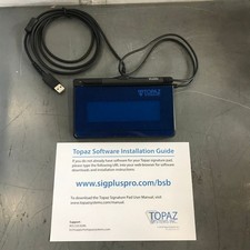 Topaz System Inc T-lbk462-bsb-r Signaturegem 1x5 Backlit Lcd Signature Capture picture