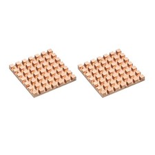 2Pcs Heatsink Kit Pure Copper 30x30x3mm for IC MOS with Thermal Pads picture