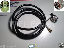 1-25' N right angle Male to SMA plug Male pin Jumper Pigtail Cable RFC195 USA picture