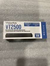 VisionTek VT2500 USB-C Triple Display Dock 85W Power Delivery New Sealed Free SH picture