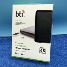 BTI 65W USB-C AC ADAPTER FOR MACBOOK AND OTHER LAPTOPS/TABLETS/SMARTPHONES picture