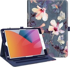 Case for iPad 9th/8th/7th Generation 10.2 Inch Vegan Leather Folio Stand Cover picture