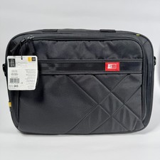 Case Logic DLC-115 15 Laptop Tablet Messenger Bag Black Red New w/ Tags picture