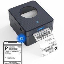 Wireless Portable 4x6 Thermal Shipping Label Printer Rechargeable Battery FORC picture