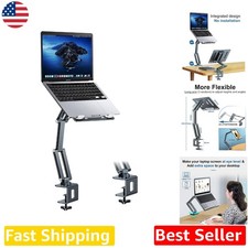 Laptop Desk Mount Arm - Ergonomic, Foldable, 360° Rotation, Aluminum picture