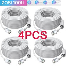 ZOSI 4X100ft Cat5e Ethernet Cable Network RJ45 Wire Cord for POE Security Camera picture