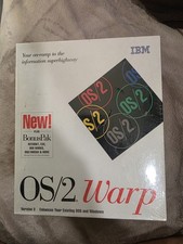 Vintage IBM Operating System Upgrade  OS/2  2.0 Runs Windows,  Dos  picture