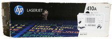 HP LaserJet 410A Black CF410A Toner Cartridge With Open Box picture