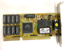 RARE VINTAGE 1992 OAK OTI077 1 MEG 16 BIT ISA VGA CARD FCC: IDW77082003 MXB120 picture