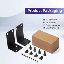 Universal Rack Mount Kit 1U Rack Ears for NETGEAR Series Switches (JGS/MS/RPS/S picture