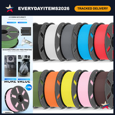 PLA 3D Printer Filament 1.75mm Bundle, 1.1kg, 10-Pack - High Quality, Vibrant Co picture