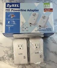 ZyXel HD Powerline 500mbps Network Adapters PLA4215 NEW picture