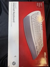Vintage Microsoft Internet Keyboard New Old Stock Open Box Unused picture