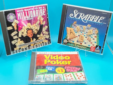 PC/Mac CD-ROM Games -Who Wants To Be A Millionaire 2nd Ed, Scrabble & Snap Poker picture