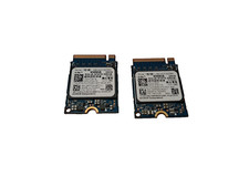 Lot of 2 Kioxia KBG40ZNS256G 256GB NVMe M.2 2230 Internal SSD Blue Solid State picture