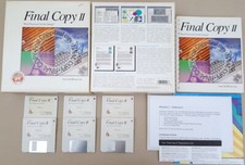 Final Copy II Release 2 ©1992 SoftWood Word Processor for Commodore Amiga BOXd 2 picture
