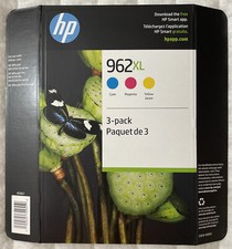 HP 962XL Cyan Magenta Yellow 3JB36BN 3JA00AN 3JA01AN 3JA02AN Exp 2027 Retail Box picture