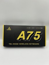 SOLAKAKA A75 Tri-Mode Wireless RGB Keyboard BT/2.4G/Wired QWERTY Black picture
