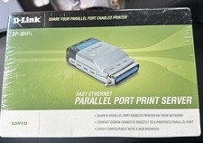 D-Link DP-301P+ Fast Ethernet Parallel Port Print Server SEALED BRAND NEW picture