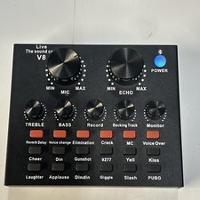 REMALL V8 -Live the sound Card- USB V8 Live External Sound Mixer Board picture