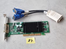 nVIDIA P118 HP 351383-001 350969-003 AGP Video + Cable Molex VGA #87 picture
