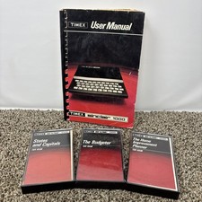 Timex Sinclair 1000 Tape Programs And User Manual UNTESTED AS IS picture