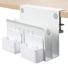 Desk Side Storage, Under Desk Laptop Mount, Table Side Hanging File Organizer picture