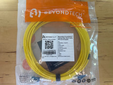 BeyondTech 5 Meter 3.0mm LC/UPC to LC/UPC PureOptics Optical Fiber Patch Cable  picture
