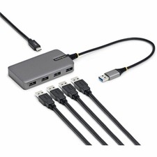 StarTech 4-Port USB-A Hub, 5Gbps, Bus Powered, USB-A to 4x USB-A Hub with USB-C picture