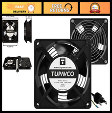 Dual 120mm Network Cabinet Fans Kit - High Performance Cooling, 110CFM, Rackmoun picture