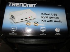 TRENDnet TK-209K 2-port USB KVM Switch Kit with Audio open box picture