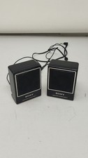 Used SONY SPEAKER SYSTEM SRS-3 Mini Stereo Speakers - Great for Walkman or PC picture