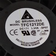 Delta 120mm 12cm TFC1212DE 190CFM 12038 DC 12V cooling fans  1PC picture