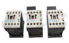 LOT OF 3 SIEMENS 3RT1017-1BB41 CONTACTOR 24VDC 600VAC 20A picture