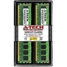 A-Tech 16GB 2x 8GB 1Rx4 PC3-12800R DDR3 1600MHz ECC RDIMM REG Server Memory RAM picture