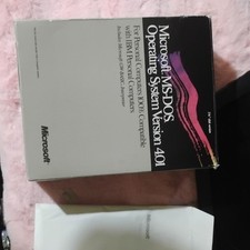 Microsoft MS-DOS Operating System Version 4.01 5.25 in Floppy Disc picture