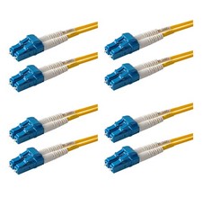 SpeedyFiberTX 4-Pack 10m LC to LC Fiber Patch Cable Corning SMF-28 Singlemode picture