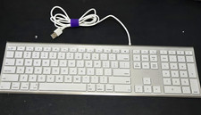 Macally ACEKEYA Wired USB Aluminum Keyboard w/ Numeric Keypad Silver QWERTY picture