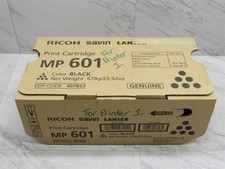 NEW Ricoh Savin Lanier MP 601 407823 Black Toner Cartridge Geunine OEM picture