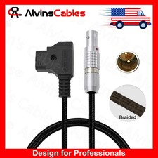 Flexible 2 Pin Male to D-tap Power Cable for SmallHD Monitor Vaxis 60cm|23.6inch picture