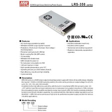 High Efficiency 350W 24V Power Adapter picture