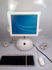 Classic Apple iMac G4 Computer Works Vintage USA Keyboard Speakers picture