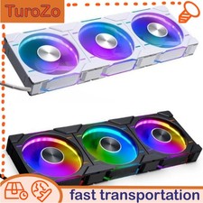 Phanteks D30 BLACK/White Reversed Fan - 3-pack - D30-120 D-RGB 12CM picture