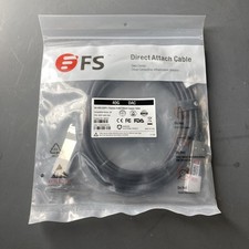 NEW-AUTHENTIC Fiberstore QSFP-40G-DAC 3m QSFP+ Passive DAC Cable picture