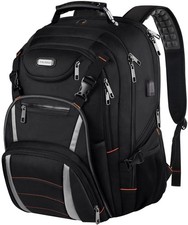 YALIXIAN 18.4 Inch Laptop Backpack,Extra Large Travel Backpack with USB Charg... picture