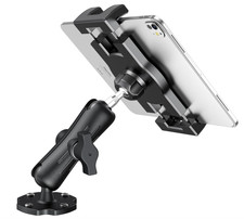 Soporte resistente con brazo de aluminio para tabletas y teléfonos de 4.7