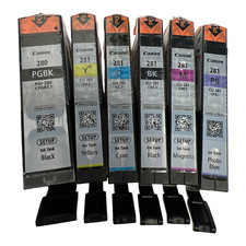 Genuine Canon PGI-280 CL-281 Setup Ink Cartridge (PBCMYB) -6PK picture